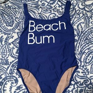 EUC J. Crew One Piece Bathing Suit - Beach Bum